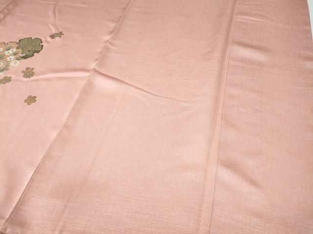 平和屋着物●訪問着 駒刺繍 雪輪花文 金彩 やまと誂製 正絹 逸品 CABE6914ut