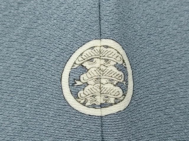 平和屋着物●上質な色無地 青藤色 正絹 逸品 未使用 CABE6940ut