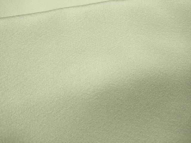 平和屋着物●上質な色無地 白緑色 正絹 逸品 CABE6942ut