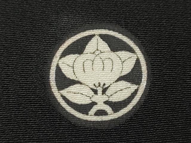 平和屋着物●本加賀友禅作家 直江良三 黒留袖 花鳥文 正絹 逸品 CABE6946ut