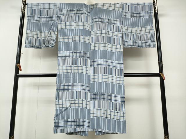 平和屋着物●長襦袢 袷 横段吉祥文 正絹 逸品 CABE7016ut