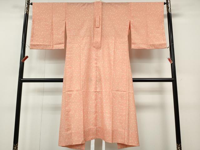 平和屋着物●長襦袢 無双仕立て 舞桜文 半衿刺繍 洗える着物 CABE7021ut