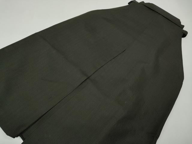 平和屋着物●男性 馬乗り袴 縞 正絹 逸品 CABE7031ut