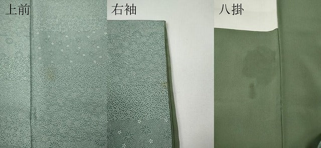 平和屋着物●江戸小紋 横段寄せ小紋柄 正絹 逸品 CABE7144ut