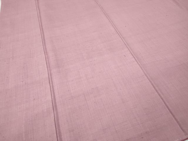 平和屋着物●結城紬 石竹色 やまと誂製 正絹 逸品 CABE7165ut