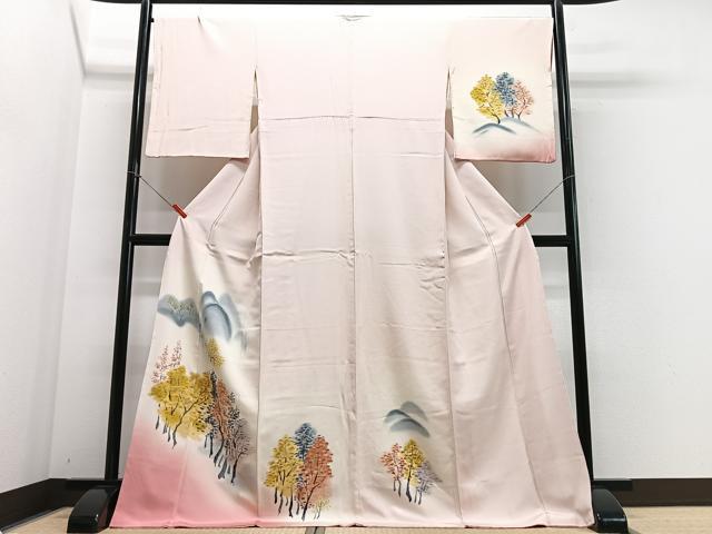 平和屋着物■訪問着 風景文 暈し染め 金彩 正絹 逸品 CABE7578xe