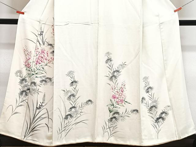 平和屋着物■訪問着 草花文 金彩 正絹 逸品 CABE7581xe