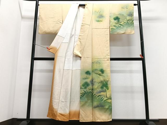 平和屋着物■訪問着 草木文 暈し染め 正絹 逸品 CABE7588xe