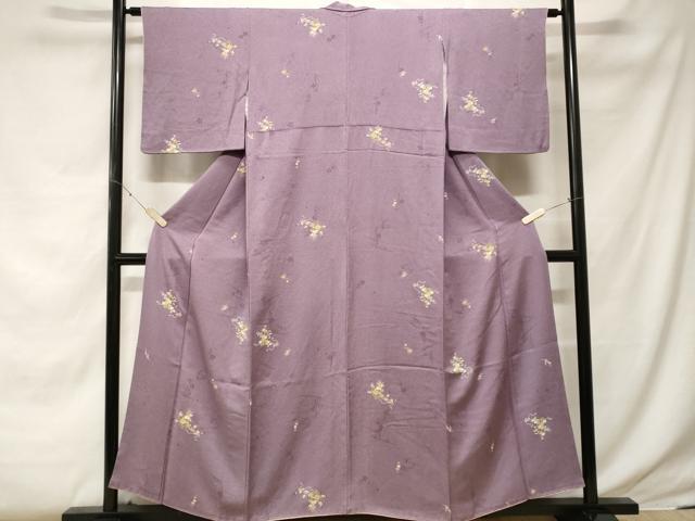 平和屋着物■上質な小紋 流水花車文 金彩 やまと誂製 正絹 逸品 CABE7805ev