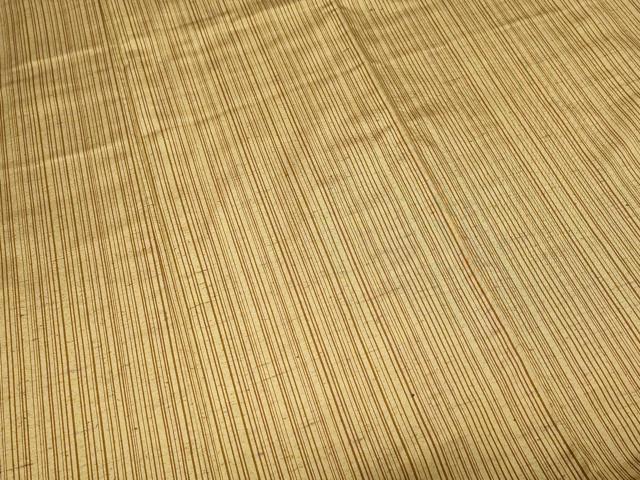 平和屋着物■上質な紬 縞 正絹 逸品 CABE7891ev
