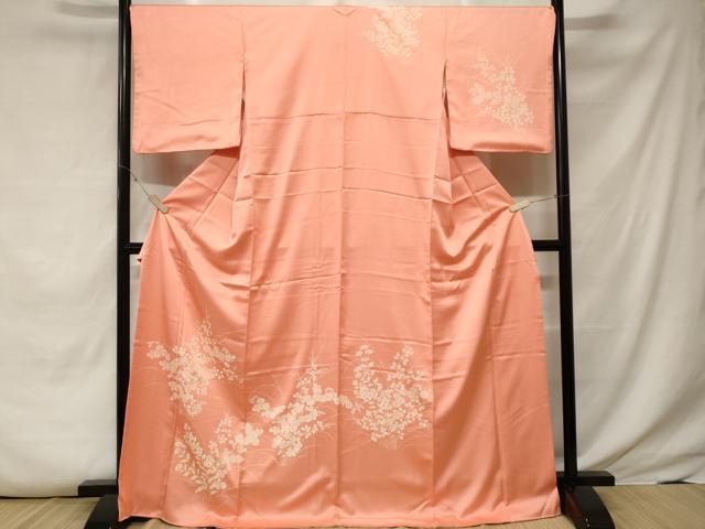 平和屋着物■訪問着 刺繍 草花文 正絹 逸品 CABE7917ev