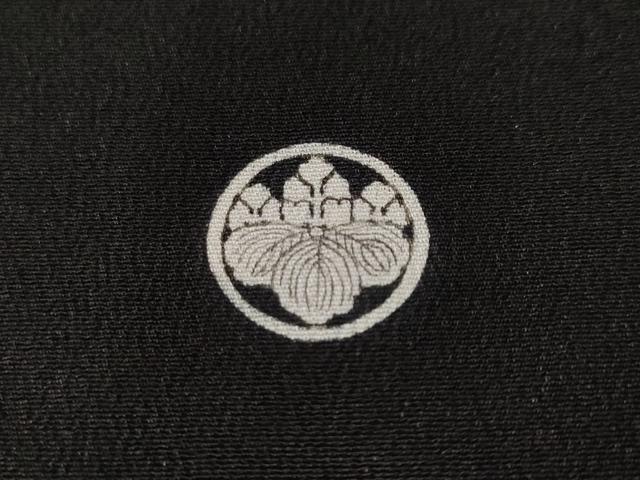 平和屋着物■豪華黒留袖 刺繍 尾長鳥枝梅文 暈し染め 金彩 正絹 逸品 CABE7991ev