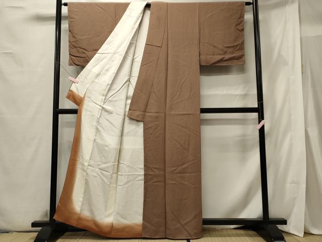 平和屋着物■上質な小紋 縞 正絹 逸品 未使用 CABE8390oy