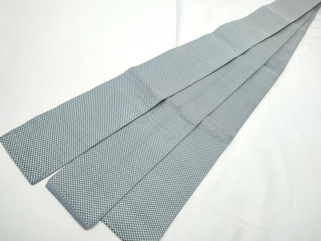 平和屋着物●男性 本場筑前博多織 角帯 霞文 正絹 逸品 CABE8575hy
