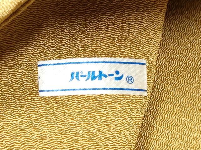 平和屋着物●九寸名古屋帯 ろうけつ染 道長文様 鬼しぼ縮緬 正絹 逸品 CABE8659hy
