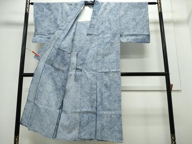 平和屋着物∴夏物 男性 浴衣 有松鳴海絞り 三浦絞り 綿 逸品 CABE9038ng