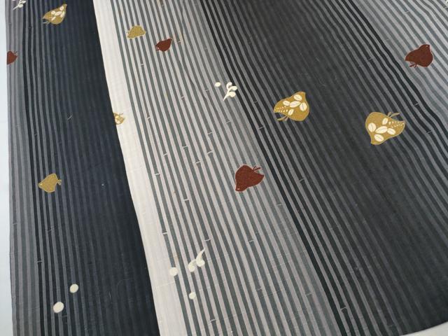 平和屋着物∴夏物 こむさでもーど・COMME CA DU MODE 浴衣 千鳥 竹縞立波文 手縫い やまと誂製 綿 逸品 CABE9101ng