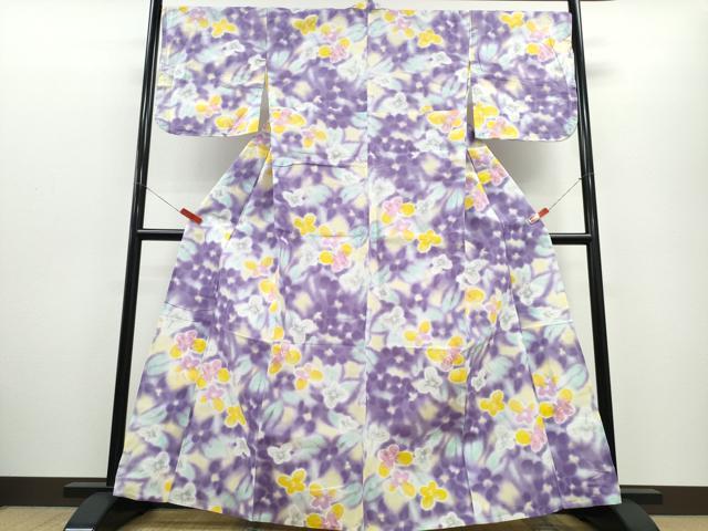 平和屋着物∴夏物 ファッションブランド hiromichi nakano ヒロミチナカノ 浴衣 舞蝶文 綿 逸品 CABE9102ng