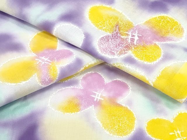 平和屋着物∴夏物 ファッションブランド hiromichi nakano ヒロミチナカノ 浴衣 舞蝶文 綿 逸品 CABE9102ng