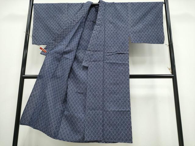 平和屋着物∴夏物 男性 浴衣 吉祥花丸文 綿 逸品 CABE9149ng