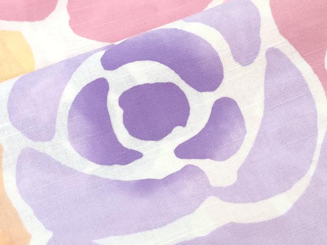平和屋着物∴夏物 浴衣 tsumori chisato 薔薇 日本製 綿 逸品 CABE9190ng