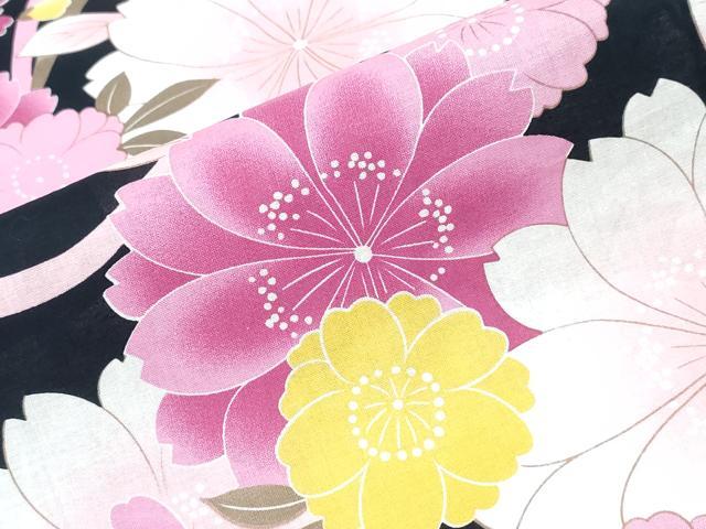 平和屋着物∴夏物 浴衣 舞桜 綿 逸品 CABE9193ng
