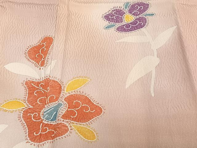平和屋着物■訪問着 枝草花文 暈し染め 正絹 逸品 CABE9630xi