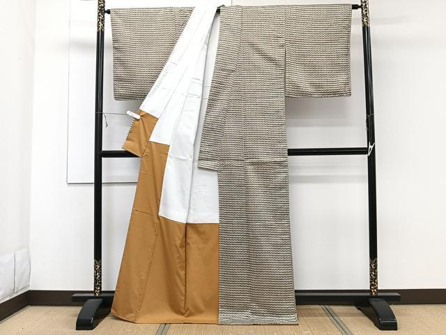 平和屋着物■上質な小紋 蝶々尽くし 正絹 逸品 未使用 CABE9638xi