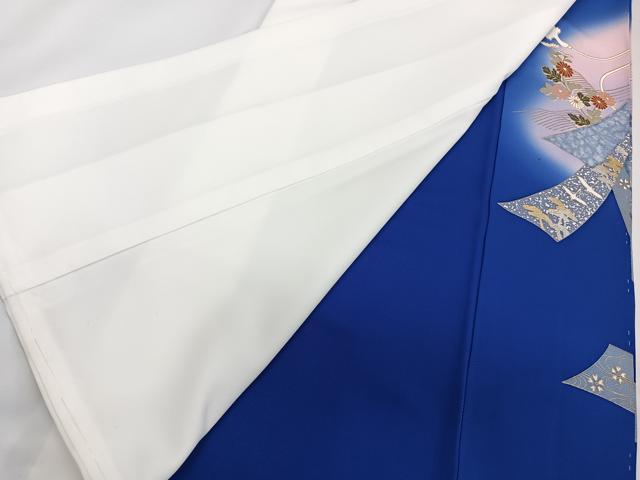 平和屋着物■豪華色留袖 作家物 絵巻飛鳥花文 暈し染め 金銀彩 正絹 逸品 CABE9851xi