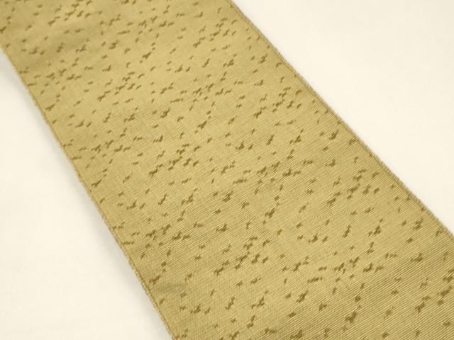 平和屋着物●男性 本場筑前博多織 両面 角帯 霞文 正絹 逸品 CABF0251ak