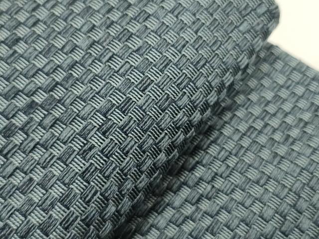 平和屋着物●男性 本場筑前博多織 角帯 網代文様 証紙付き 正絹 逸品 CABF0306ak