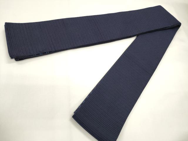 平和屋着物●男性 両面 角帯 市松文 正絹 逸品 CABF0310ak