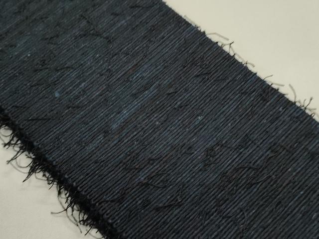 平和屋着物●男性 角帯 髭紬 霞文 正絹 逸品 CABF0322ak