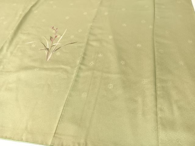 平和屋着物▼訪問着 総刺繍 籬花文 暈し染め 正絹 逸品 CABF0475vp