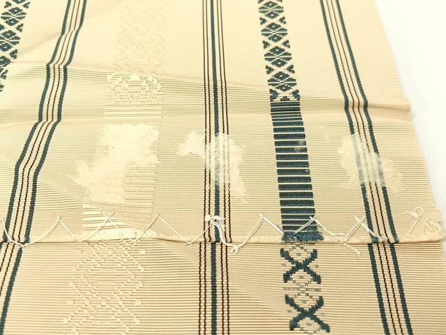 平和屋着物●本場筑前博多織 八寸名古屋帯 献上 正絹 逸品 CABF0784vp