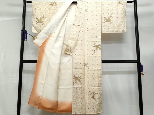 平和屋着物■豪華振袖 花籠文 金彩 正絹 逸品 CABF0863fb