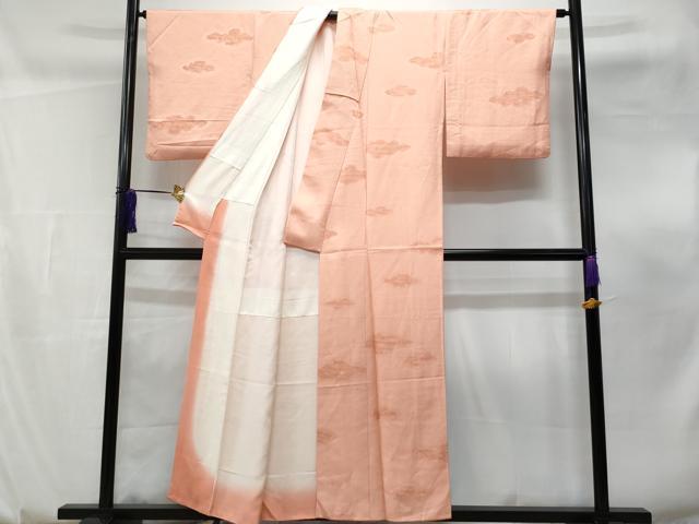 平和屋着物■上質な小紋 立波飛鶴文 暈し染め 正絹 逸品 CABF0906fb