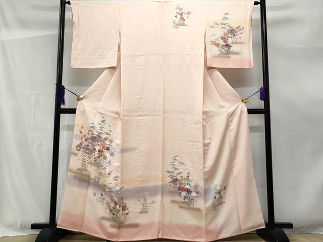 平和屋着物■訪問着 御所解文 暈し染め 正絹 逸品 CABF0953fb