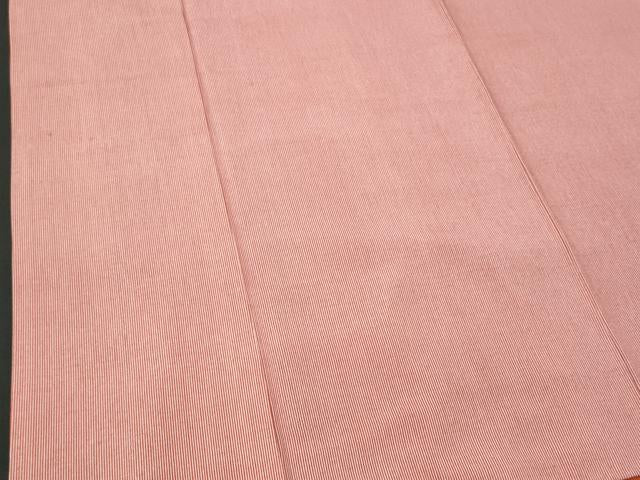 平和屋着物■江戸小紋 樋口実作 万筋 赤色×白色 正絹 逸品 CABF0964fb