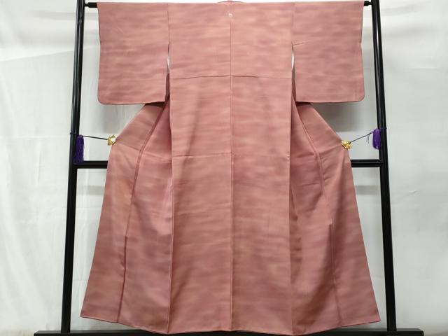 平和屋着物■虹色創家 本郷大田子 小紋 大田子ぞめ 霞文 暈し染め 正絹 逸品 CABF1103fb