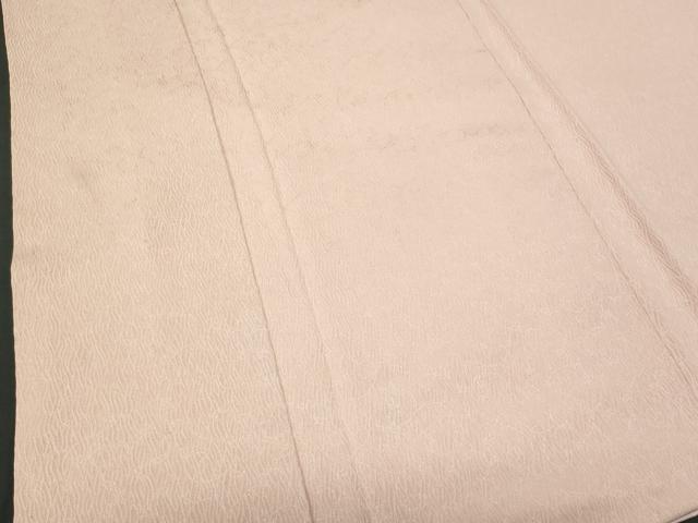 平和屋着物■上質な色無地 立涌地紋 水柿色 正絹 逸品 CABF1117fb