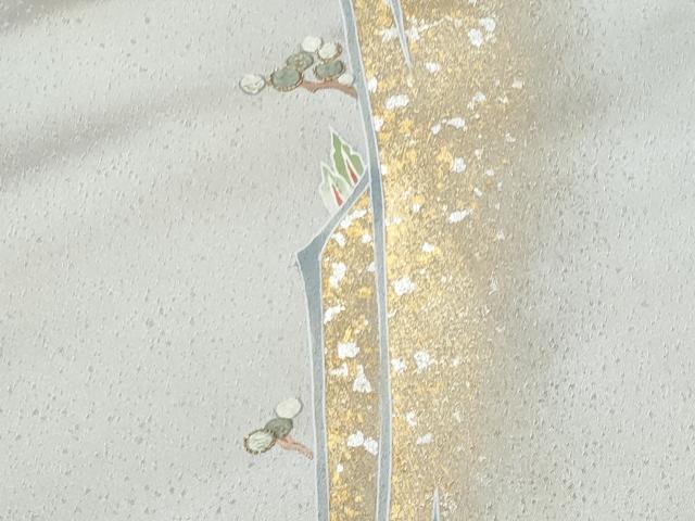 平和屋着物■訪問着 駒刺繍 遠山文 金銀彩 正絹 逸品 CABF1162fb