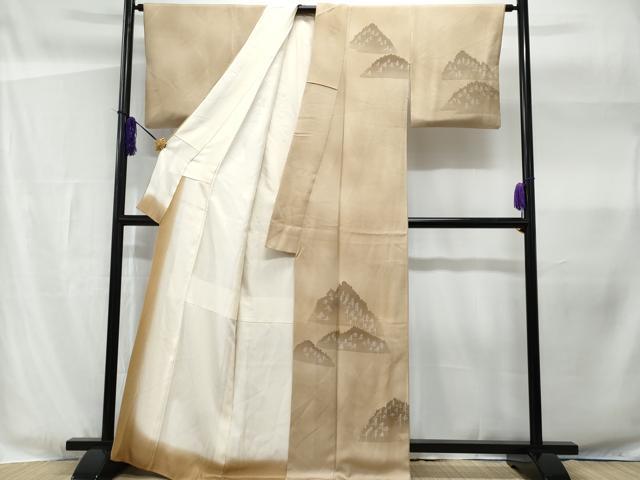 平和屋着物■訪問着 樹林文 正絹 逸品 CABF1200fb