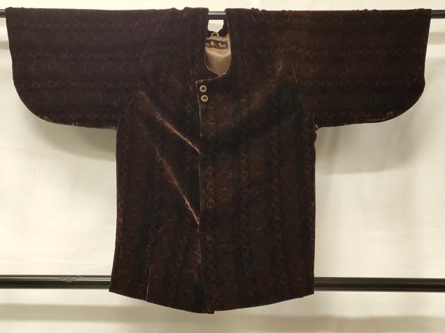 平和屋着物＃和装コート　更紗花間道　ベロア　CABF1204in 平和屋着物＃和装コート 更紗花間道 ベロア CABF1204in