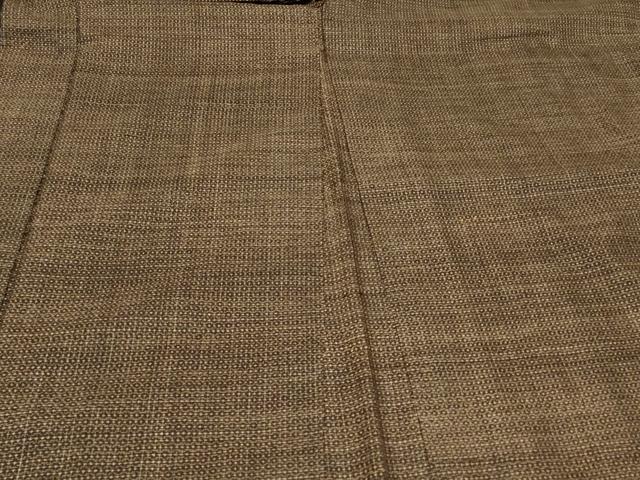 平和屋着物#男性 本場大島紬 長羽織 亀甲文 正絹 逸品 CABF1220in
