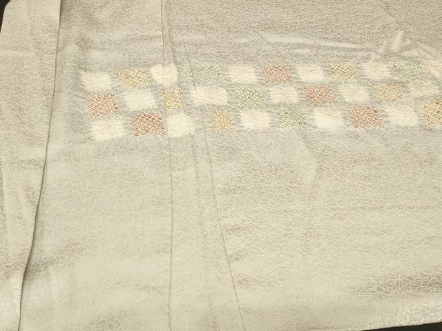 平和屋着物#羽織 絞り 横段市松文 正絹 逸品 未使用 CABF1226in