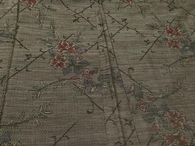 平和屋着物#本場大島紬 羽織 草花文 正絹 逸品 CABF1236in
