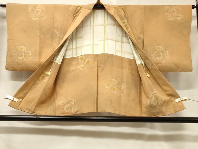 平和屋着物#羽織 地紋起こし 草花文 正絹 逸品 CABF1241in