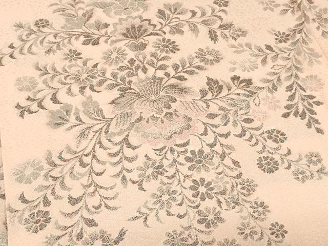 平和屋着物#羽織 寿光織 草花文 金糸 正絹 逸品 CABF1251in