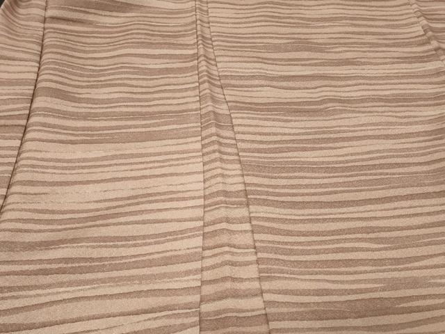 平和屋着物#羽織 横段文 銀通し地 正絹 逸品 CABF1253in
